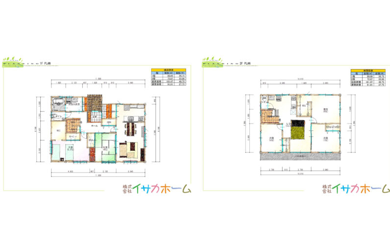 それぞれのLDKを持つ快適な二世帯の家