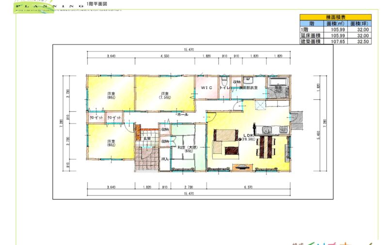 家族が集うビッグLDKの住まい