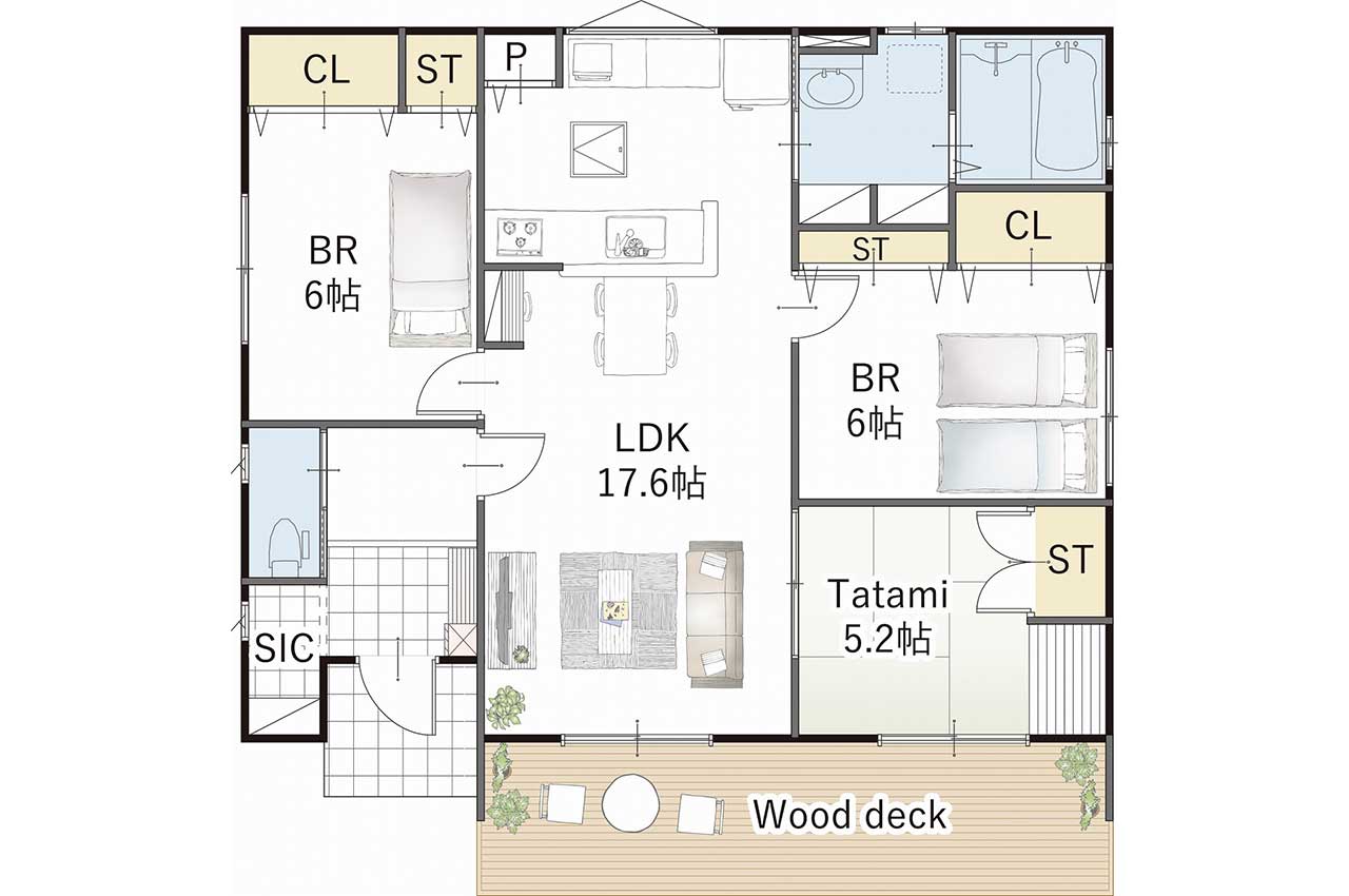水戸モデル間取り